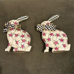 McKenzie Childs Rose Rabbits - 60/Each